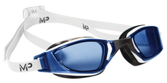 Очки для плавания Michael Phelps XCEED WH/BLK L/BL (бело-черные; линзы синие)
