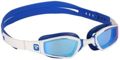 Очки для плавания стартовые Phelps Ninja (бело-синий)