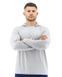 Мужская футболка с длинным рукавом и капюшоном TYR Men&rsquo;s SunDefense Hooded Shirt, Light Grey M