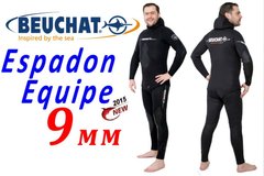 Гідрокостюм для підводного полювання у холодній воді Beuchat Espadon Equipe 9 мм, M, 9 мм