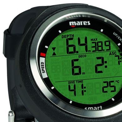 Декомпресиметр для дайвінгу Mares Smart (чорний), Комп'ютери