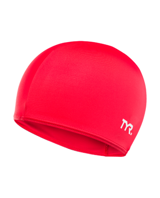 Шапочка для плавания TYR Solid Lycra Swim Cap, Red