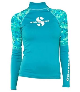 РЕГЛАН SCUBAPRO RASH GUARD WOMEN БІРЮЗОВИЙ, M