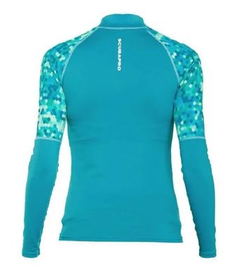 РЕГЛАН SCUBAPRO RASH GUARD WOMEN БИРЮЗОВЫЙ, M