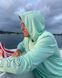 Футболка чоловіча з довгим рукавом та капюшоном TYR Men&rsquo;s SunDefense Hooded Shirt, Mint XXL