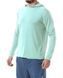 Футболка чоловіча з довгим рукавом та капюшоном TYR Men&rsquo;s SunDefense Hooded Shirt, Mint XXL