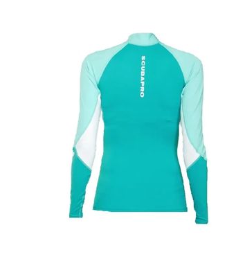 РЕГЛАН SCUBAPRO RASH GUARD WOMEN БЕЛО-БИРЮЗОВІЙ, S