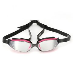 Очки для плавания стартовые Michael Phelps Xceed Lady Mirrored (розово-черный)