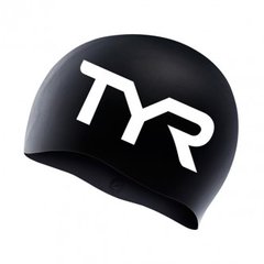 Шапочка для плавания TYR Big Logo, Black