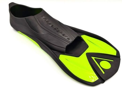Ласты для бассейна Aqua Sphere Microfin (черно-салатовый), 36-37