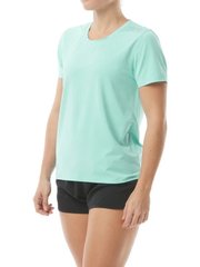 Женская футболка с коротким рукавом TYR Women’s SunDefense Short Sleeve Shirt, Mint XL