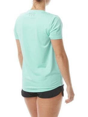 Футболка жіноча з коротким рукавом TYR Women&rsquo;s SunDefense Short Sleeve Shirt, Mint XL