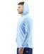 Футболка чоловіча з довгим рукавом та капюшоном TYR Men&rsquo;s SunDefense Hooded Shirt, Sky Blue XL