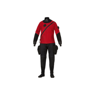 Сухой гидрокостюм Bare Expedition HD2 Tech Dry черно/красный, размер: XXXL