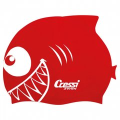 Шапочка для плавання CRESSI-SUB SILICONE KIDS CAP SHARK 2021