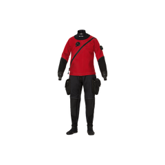 Сухой гидрокостюм Bare HDC Expedition Tech черно/красный