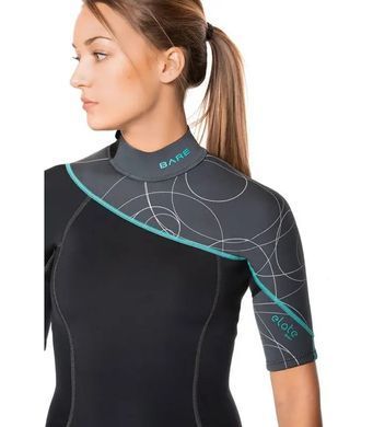 МОКРЫЙ ЖЕНСКИЙ ГИДРОКОСТЮМ BARE ELATE SHORTY 2 MM ЧЕРНО-СЕРЫЙ
