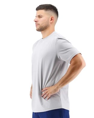 Футболка чоловіча з коротким рукавом TYR Men’s SunDefense Short Sleeve Shirt, Light Grey XXL