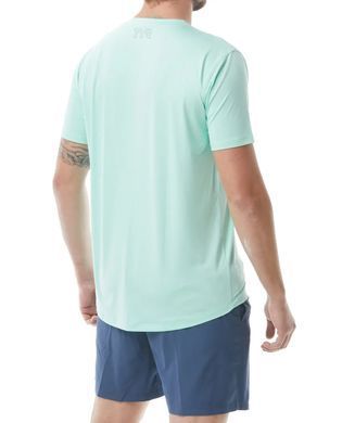 Футболка чоловіча з коротким рукавом TYR Men&rsquo;s SunDefense Short Sleeve Shirt, Mint M