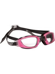 Очки для плавания Michael Phelps XCEED LADY PK/BLK L/MR (розово черные; линзы зеркальные)