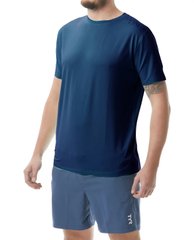 Футболка мужская с коротким рукавом TYR Men’s SunDefense Short Sleeve Shirt, Navy XXL