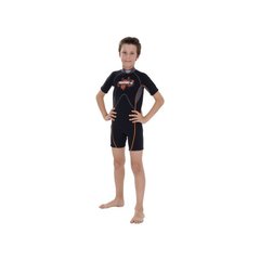 Гидрокостюм детский Bеuchat Alize Shorty 3мм черно-оранжевый, размер: 12/14 лет