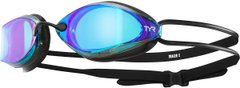 Очки для плавания TYR Tracer-X Mirrored Racing, Blue/Black/Black