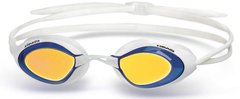 Очки для плавания HEAD STEALTH LSR зеркальное покрытие (бело-синие)