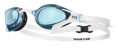 Окуляри для плавання TYR Tracer-X RZR Racing, Blue/White (462)