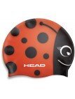 Шапочка для плавания HEAD METEOR Cap Солнце (красная)