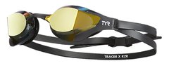 Окуляри для плавання TYR Tracer-X RZR Mirrored Racing, Gold/Black/Black