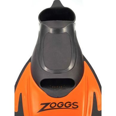 Ласты для плавания короткие Zoggs Energy (черно-оранжевый), 46-47