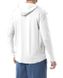 Футболка чоловіча з довгим рукавом та капюшоном TYR Men’s SunDefense Hooded Shirt, White XL
